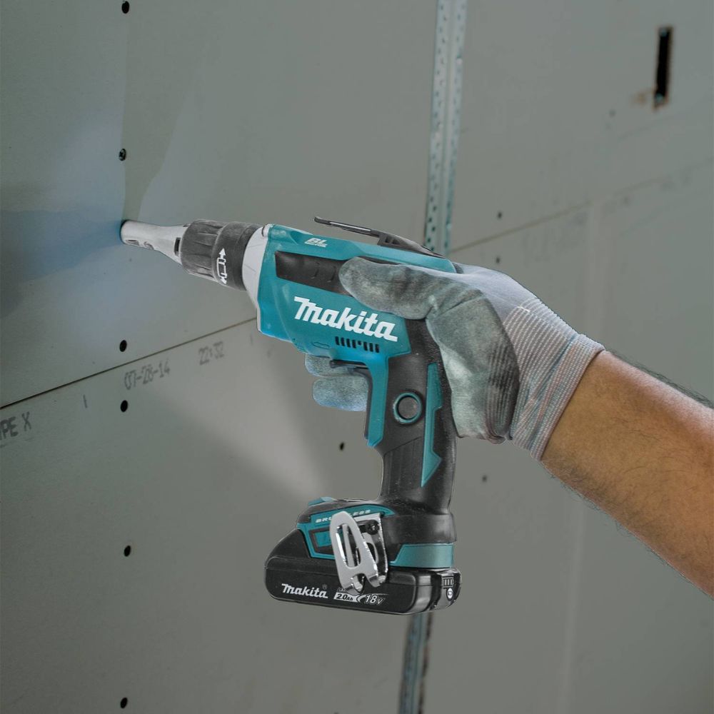 Makita XSF03R 18V Comp Brushless Drywall Screwdriver Kit var spd, LED, 2.0 - 21