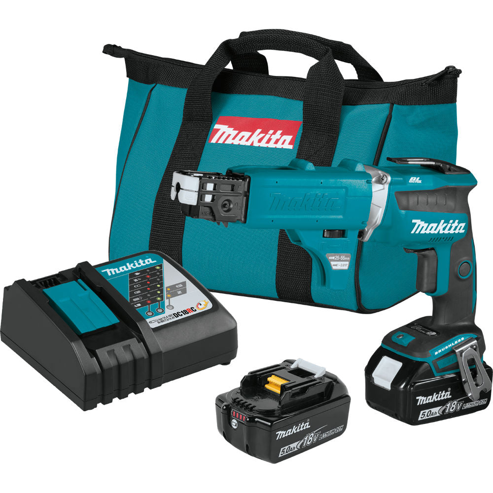 Makita XSF03TX2 18V LXT Brushless 4,000 RPM Drywall Screwdriver Kit