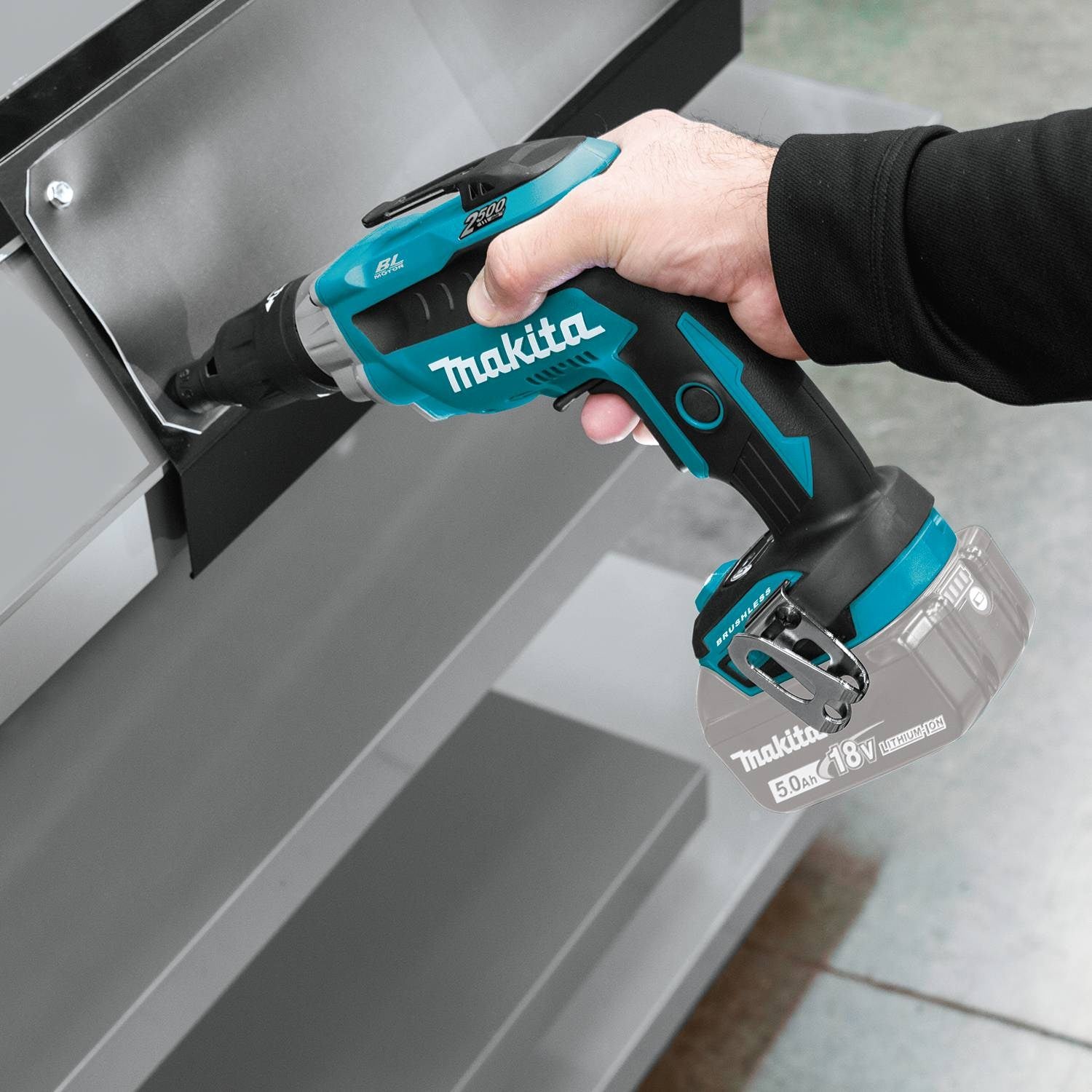 Makita XSF05Z 18V LXT Li-Ion Brushless 2,500 RPM Screwdriver, Bare Tool - 7