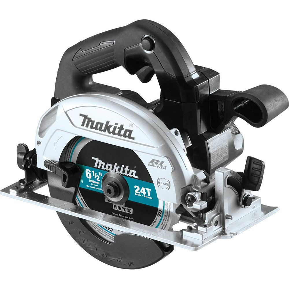 Makita XSH04RB 18V LXT Sub-Compact Brushless 6-1/2" Circular Saw Kit - 2