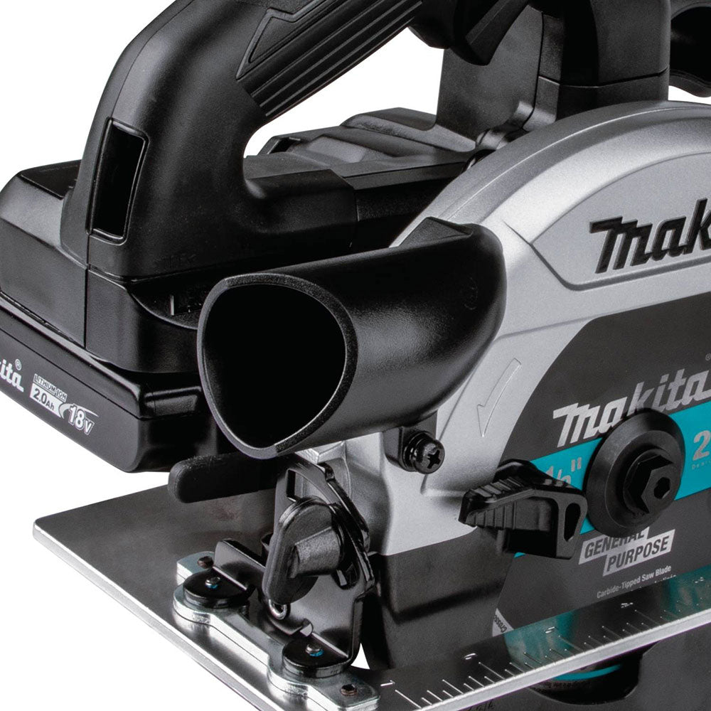 Makita XSH04RB 18V LXT Sub-Compact Brushless 6-1/2" Circular Saw Kit - 16