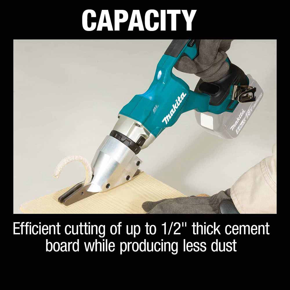 Makita XSJ05Z 18V LXT 1/2" Fiber Cement Shear, (Tool Only) - 10