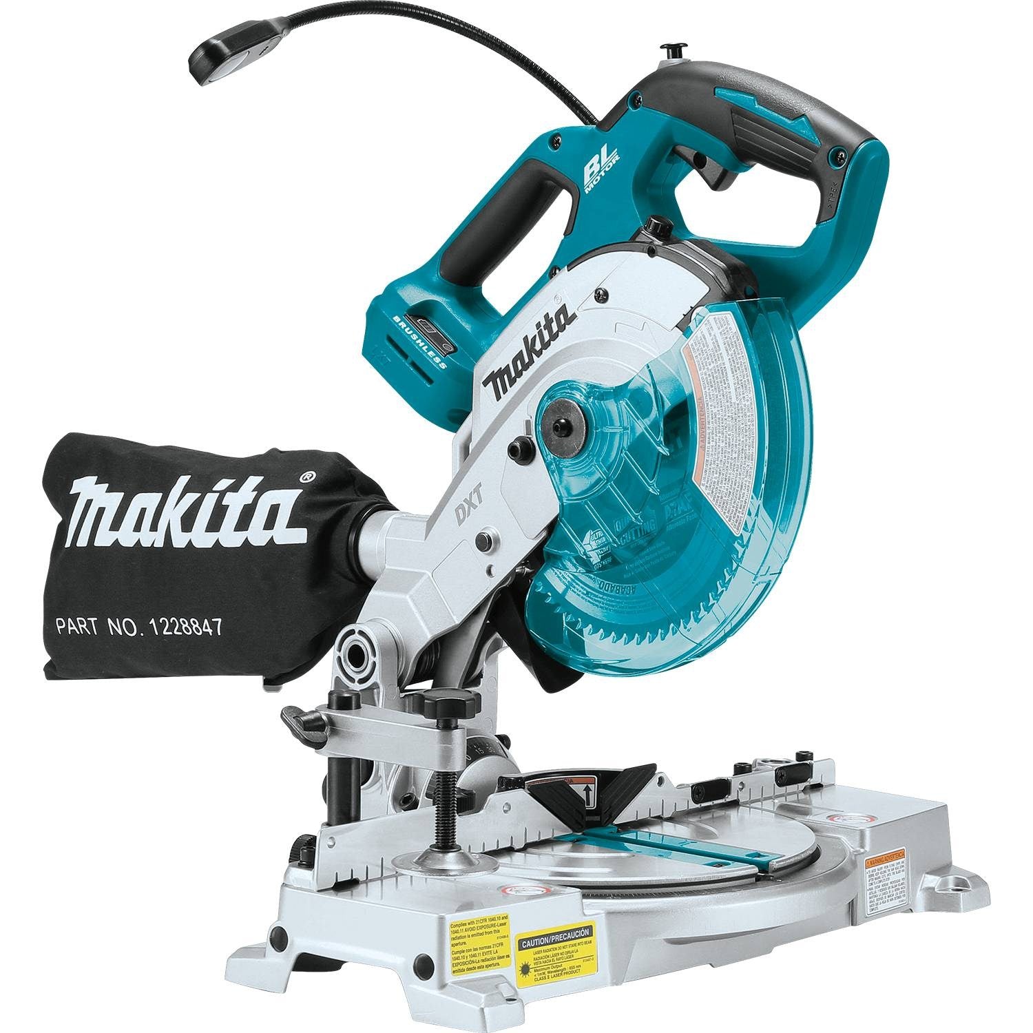 Makita XSL05Z 18V LXT Brushless 6-1/2" Compact Compound Miter Saw