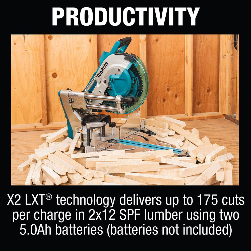 Makita XSL07Z 18V X2 LXT (36V) Brushless 12" Sliding Compound Miter Saw - 24