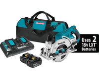 Makita XSR01PT 18V X2 LXT Li-Ion (36V) Brushless Cordless Rear Handle 7-1/4" Circular Saw Kit, 5.0Ah