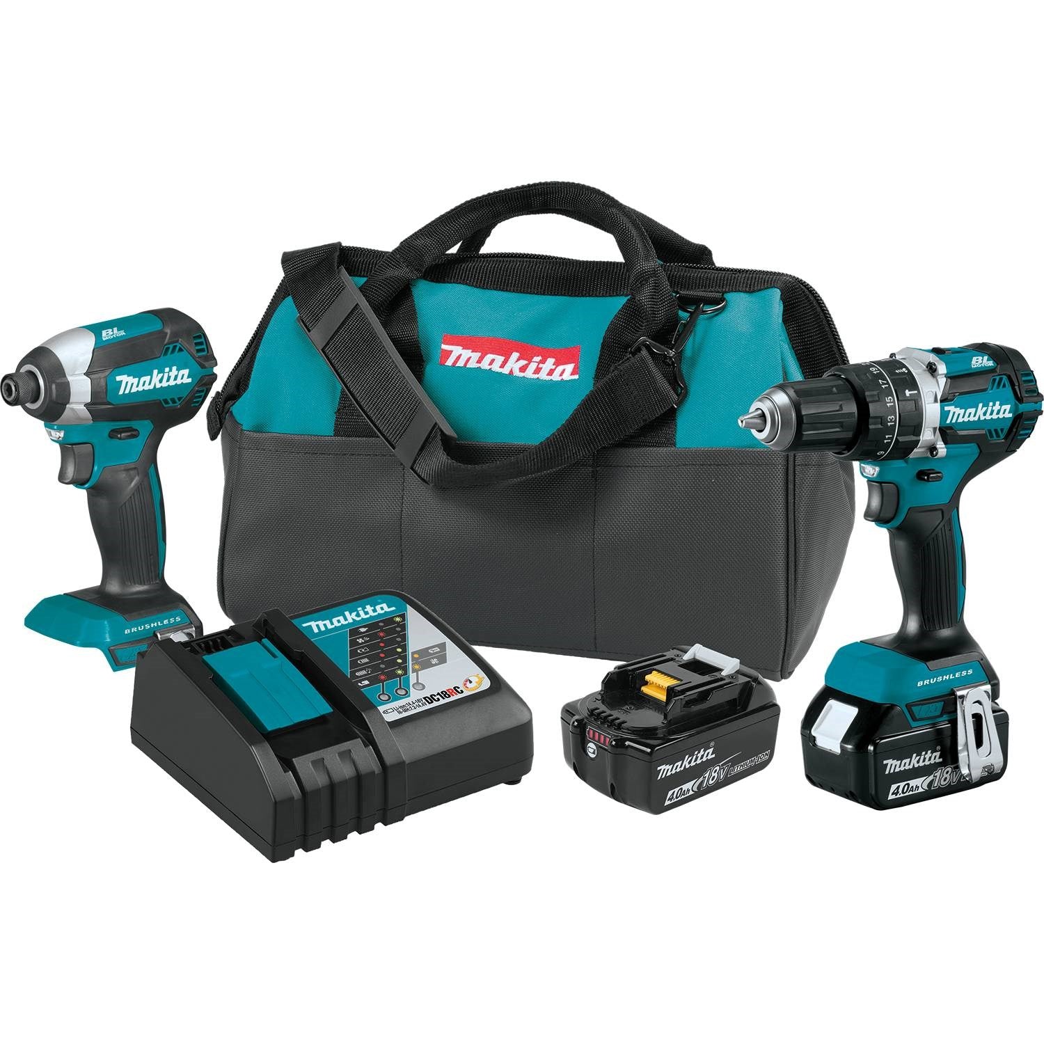 Makita XT269M 18V LXT Li-Ion BL 2-Piece Kit 4.0 Ah