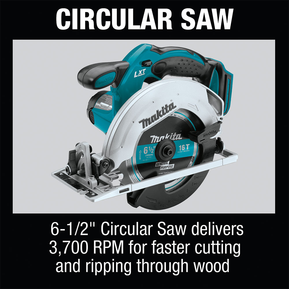 Makita XT283X1 18V LXT Lithium-Ion Cordless 2-Piece Combo Kit (3.0Ah) - 16