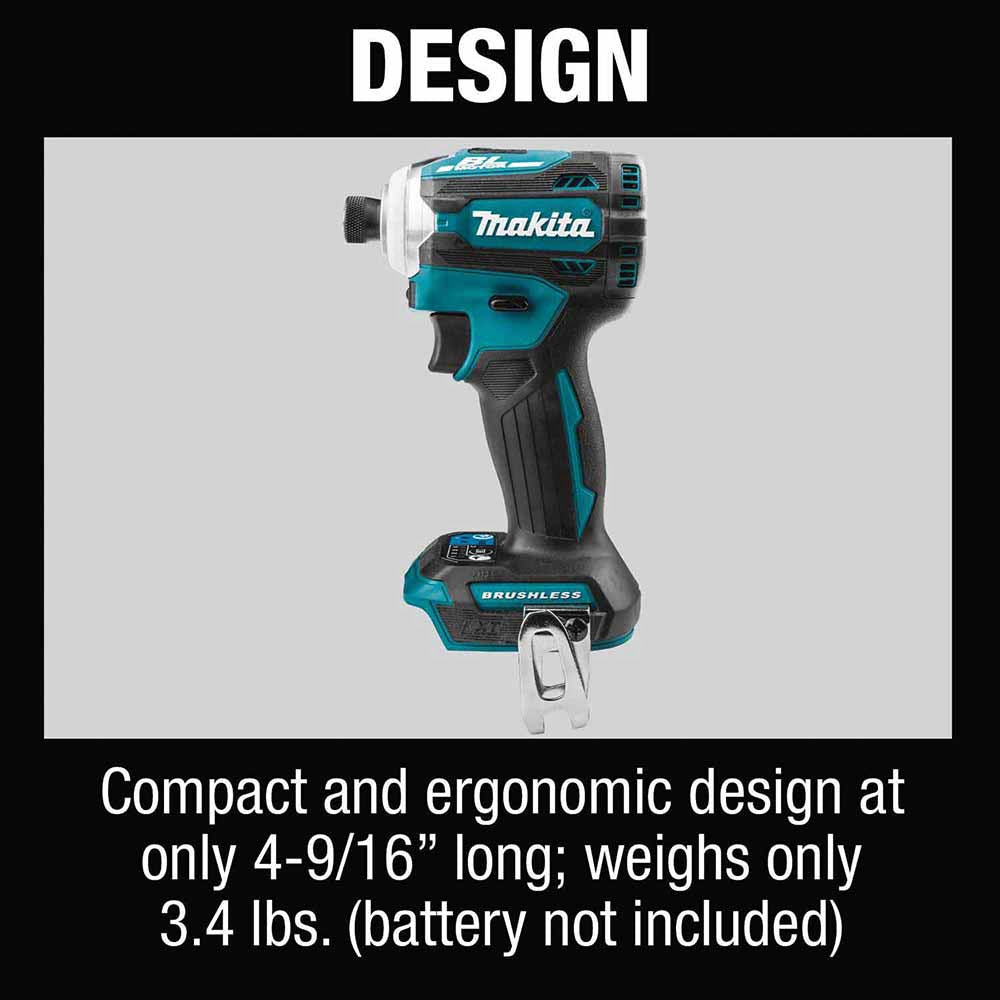 Makita XT288G 18V LXT Lithium-Ion Brushless Cordless 2-Pc. Combo Kit (6.0Ah) - 7