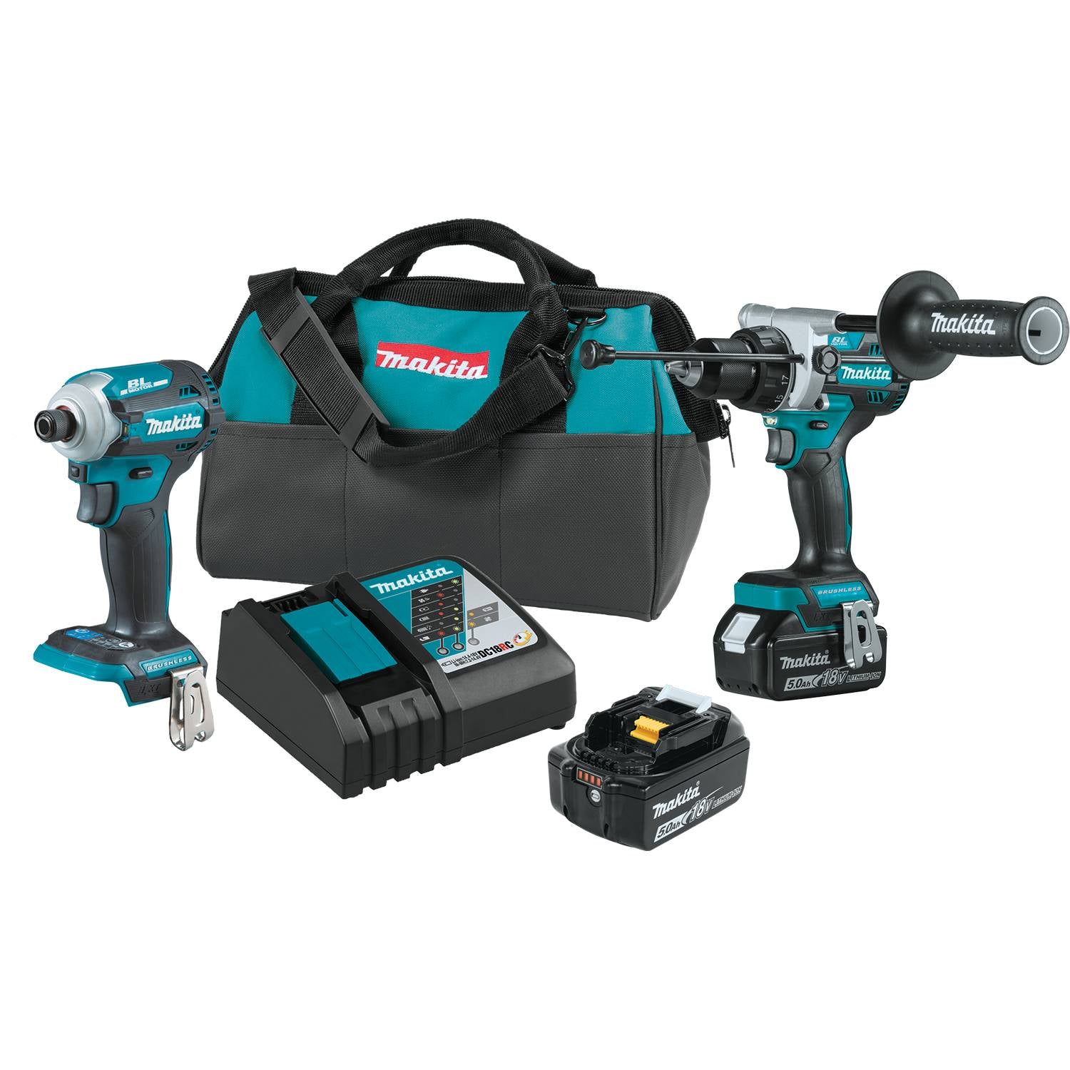 Makita XT288T  18V LXT® Lithium-Ion Brushless Cordless 2-Pc. Combo Kit