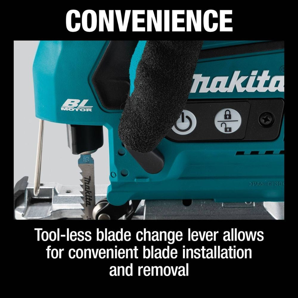 Makita XVJ05Z 18V LXT Lithium-Ion Brushless Cordless Barrel Grip Jig Saw, Tool Only - 16