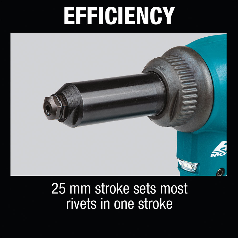 Makita XVR01Z 18V LXT Lithium?Ion Brushless Cordless Rivet Tool, Tool Only - 3