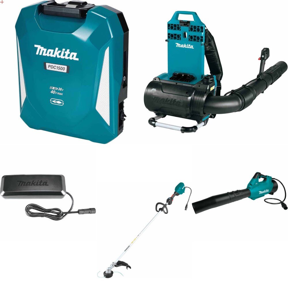 Makita PDC1500 Supply Kit W/ BP Blower, Charger, FREE Trimmer and Blower