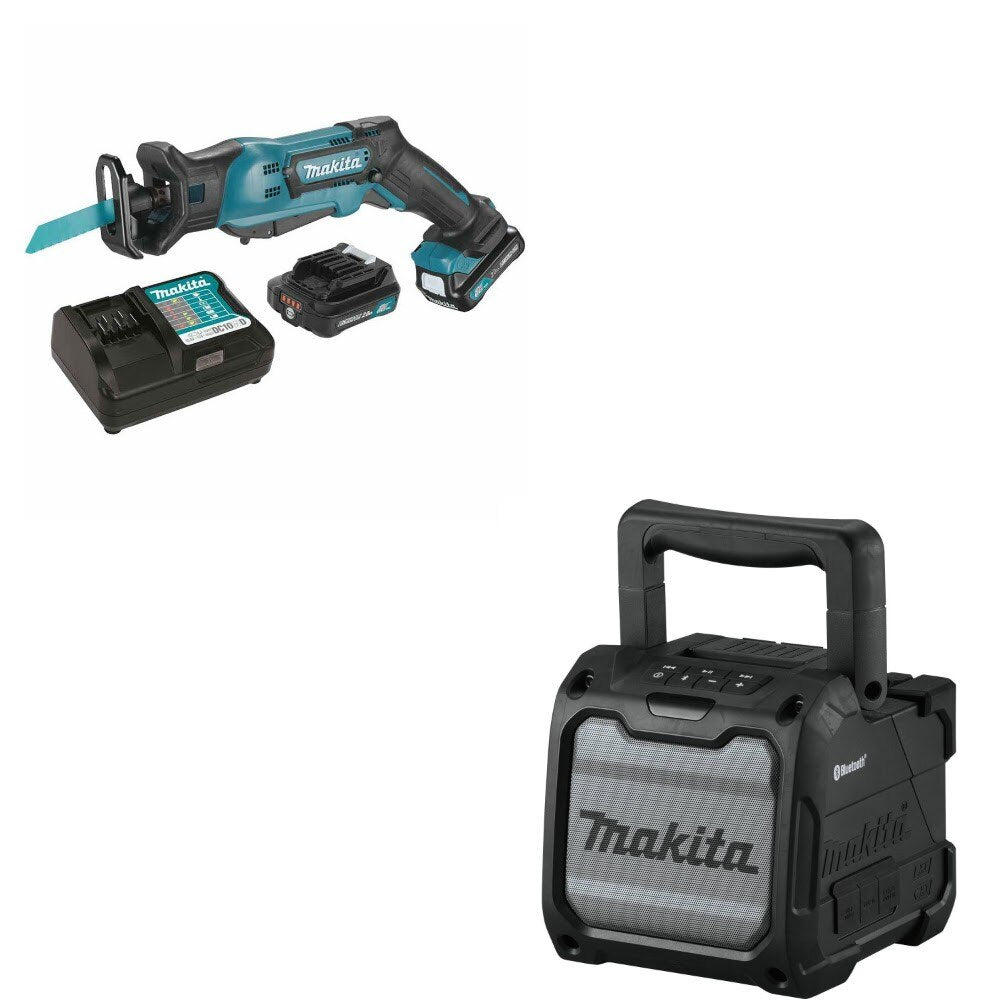 Makita RJ03R1 Impact Driver Kit W/ XRM08B Bluetooth Speaker