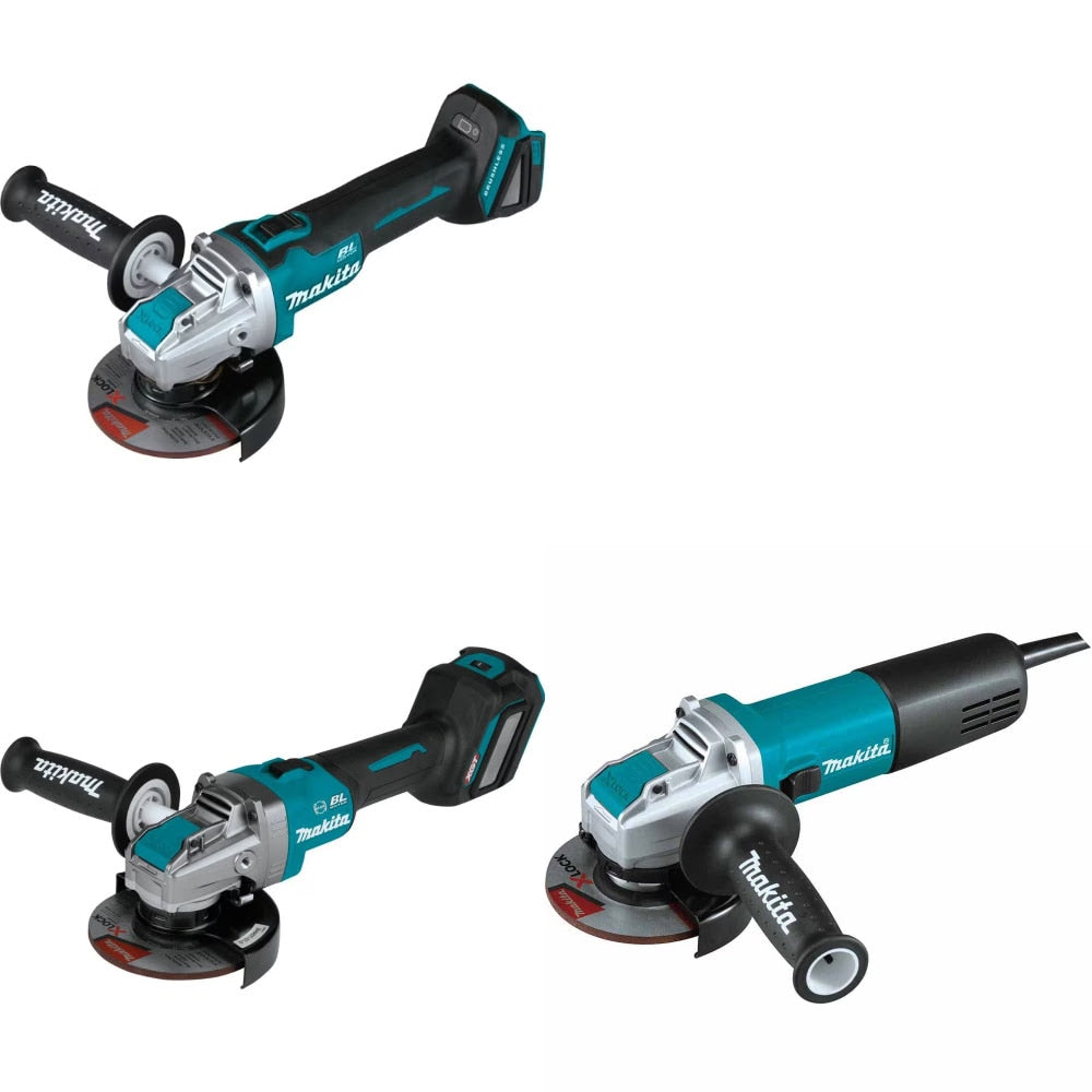 Makita XAG25Z X-LOCK Grinder Kit W/ 40V Grinder and FREE Corded Grinder