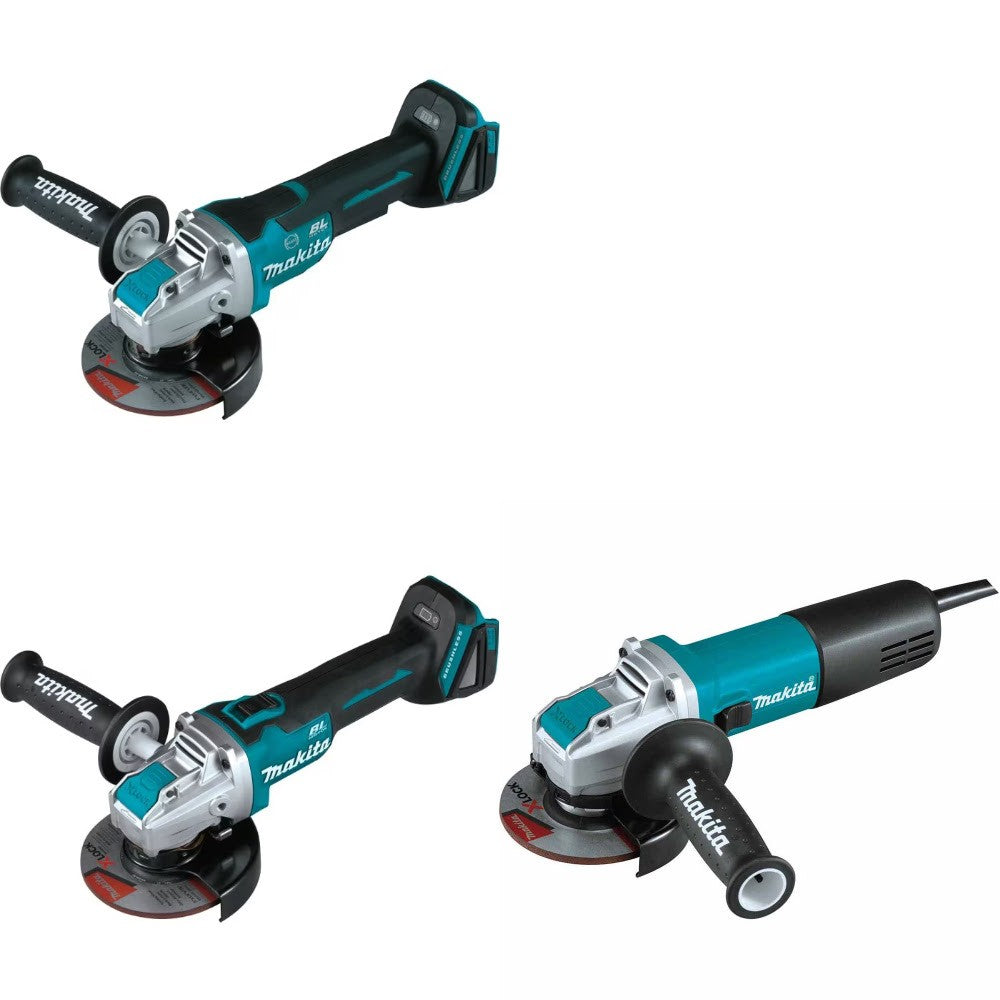 Makita XAG26Z Angle Grinder Kit W/ XAG25Z Grinder and FREE GA4570