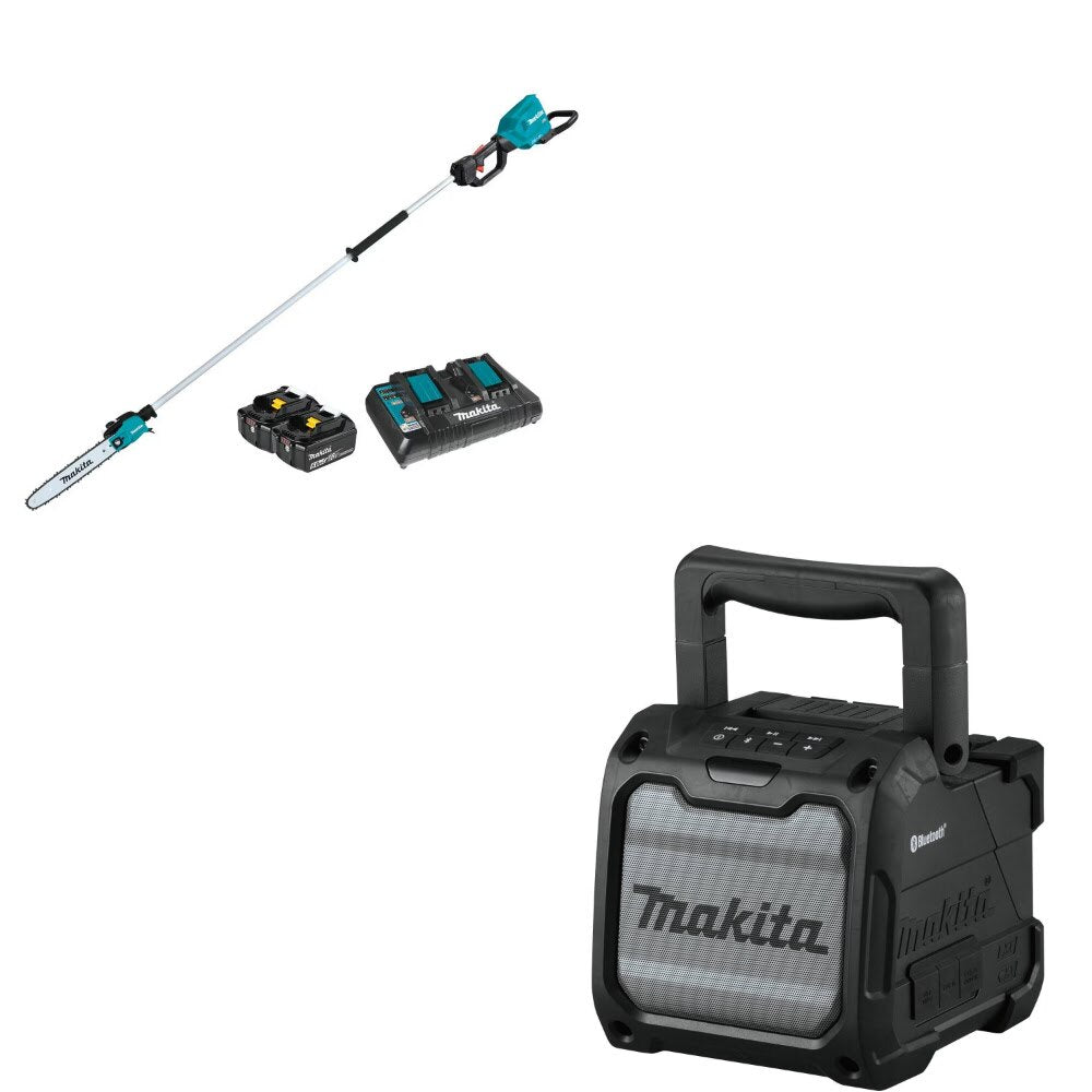 Makita XAU01PTB Pole Saw Kit W/ FREE XRM08B Job Site Speaker