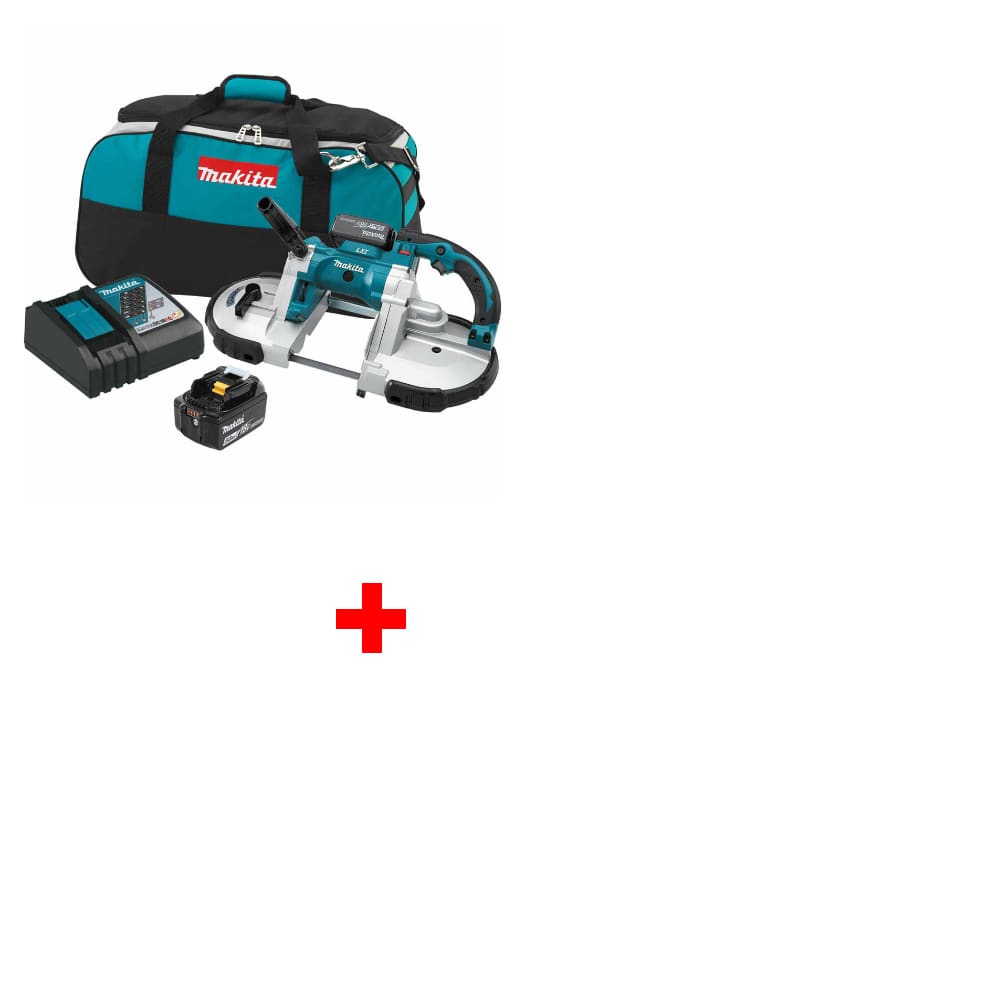 Makita XBP02TX 18V LXT Portable Band Saw Kit w/ FREE BL1850B 18V 5.0Ah Battery
