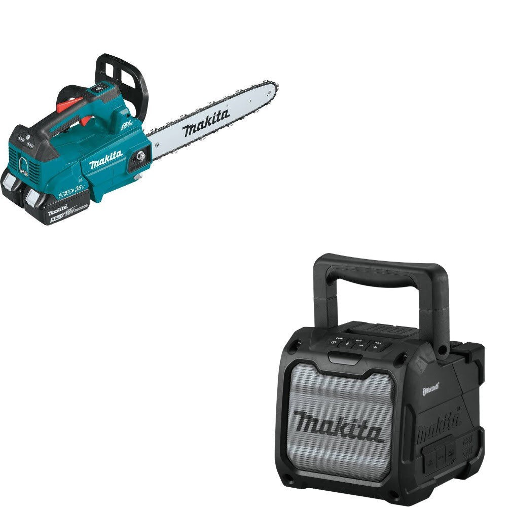 Makita XCU09PT Chain Saw Kit W/ FREE XRM08B Job Site Speaker