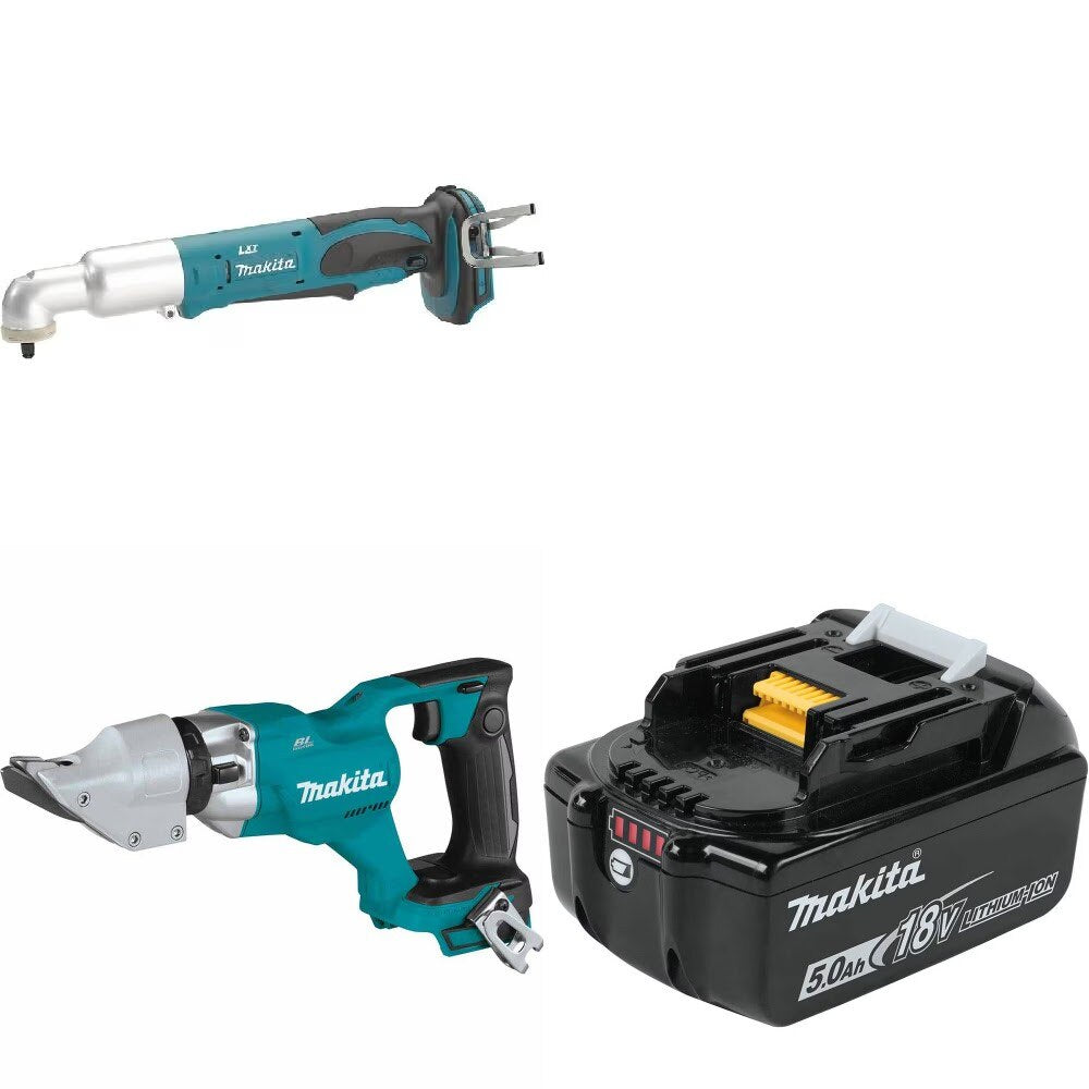 Makita XLT02Z Angle Wrench Kit W/ Straight Shear and FREE Battery
