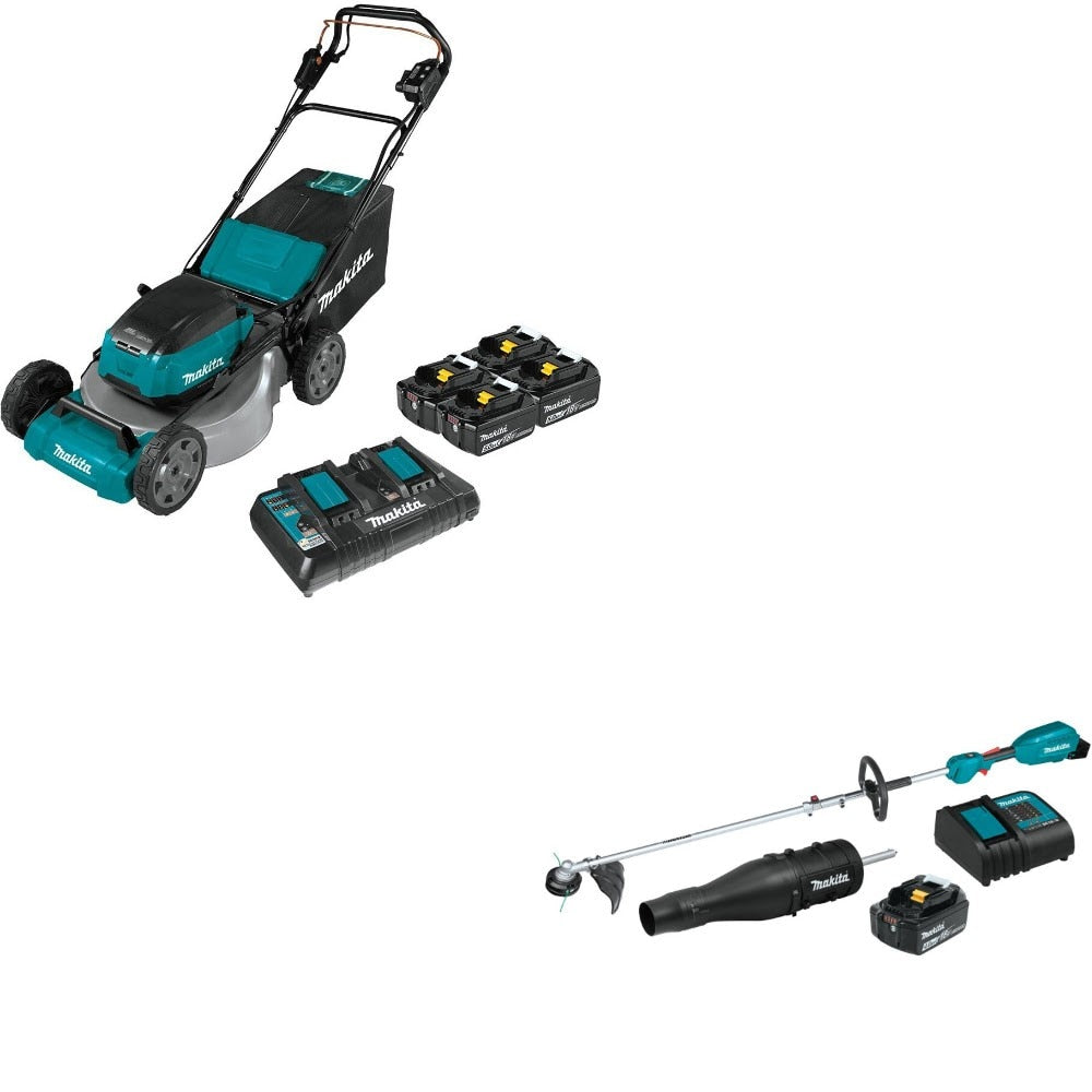 Makita XML08PT1 21" Lawn Mower Kit W/ FREE XUX02SM1X3 Power Head Kit