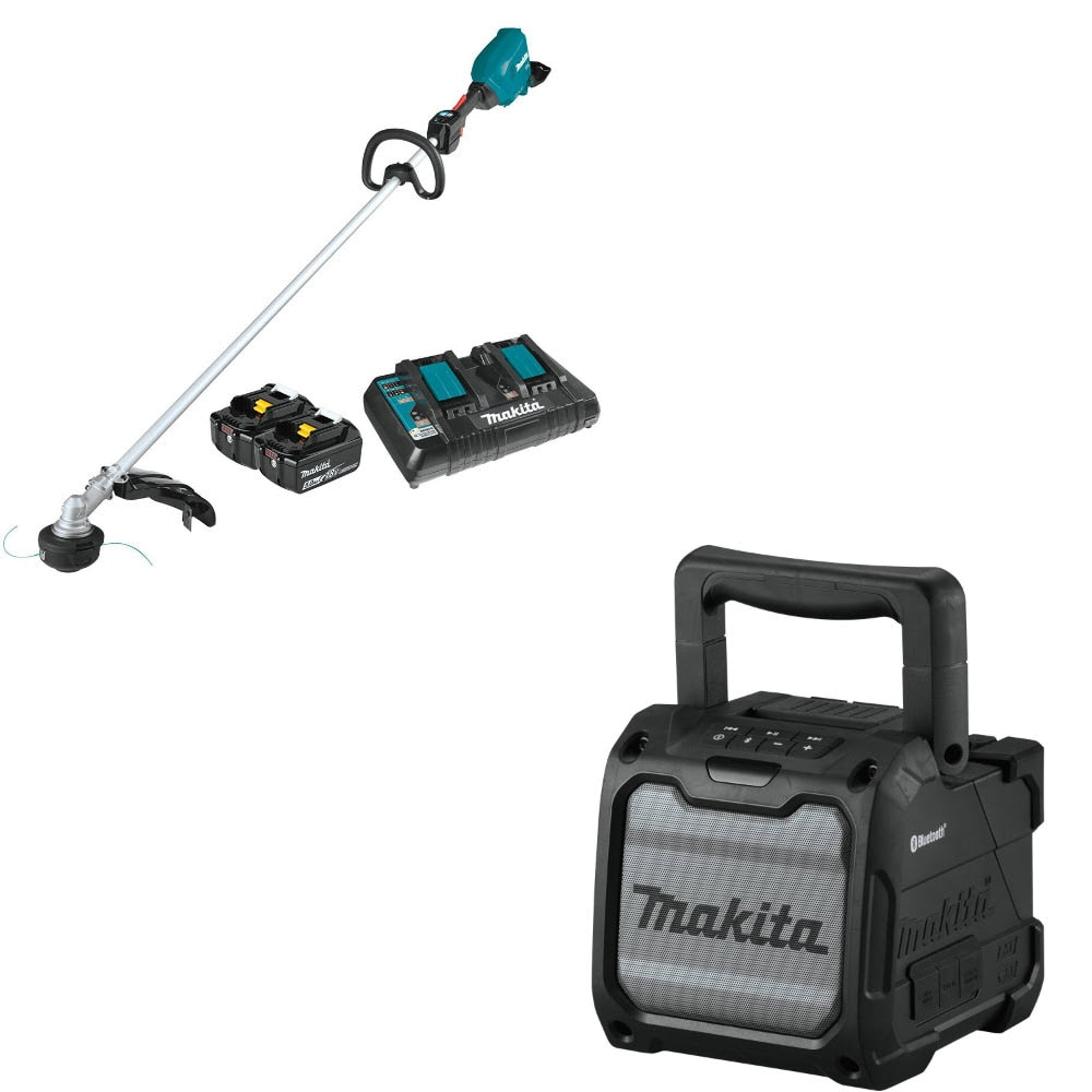 Makita XRU18PT String Trimmer Kit W/ FREE XRM08B Jobsite Speaker