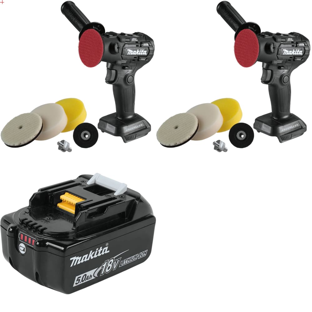 Makita XVP01ZB 18V LXT Polisher/Sander 2-Pack, Bare w/ FREE BL1850B 18V Battery