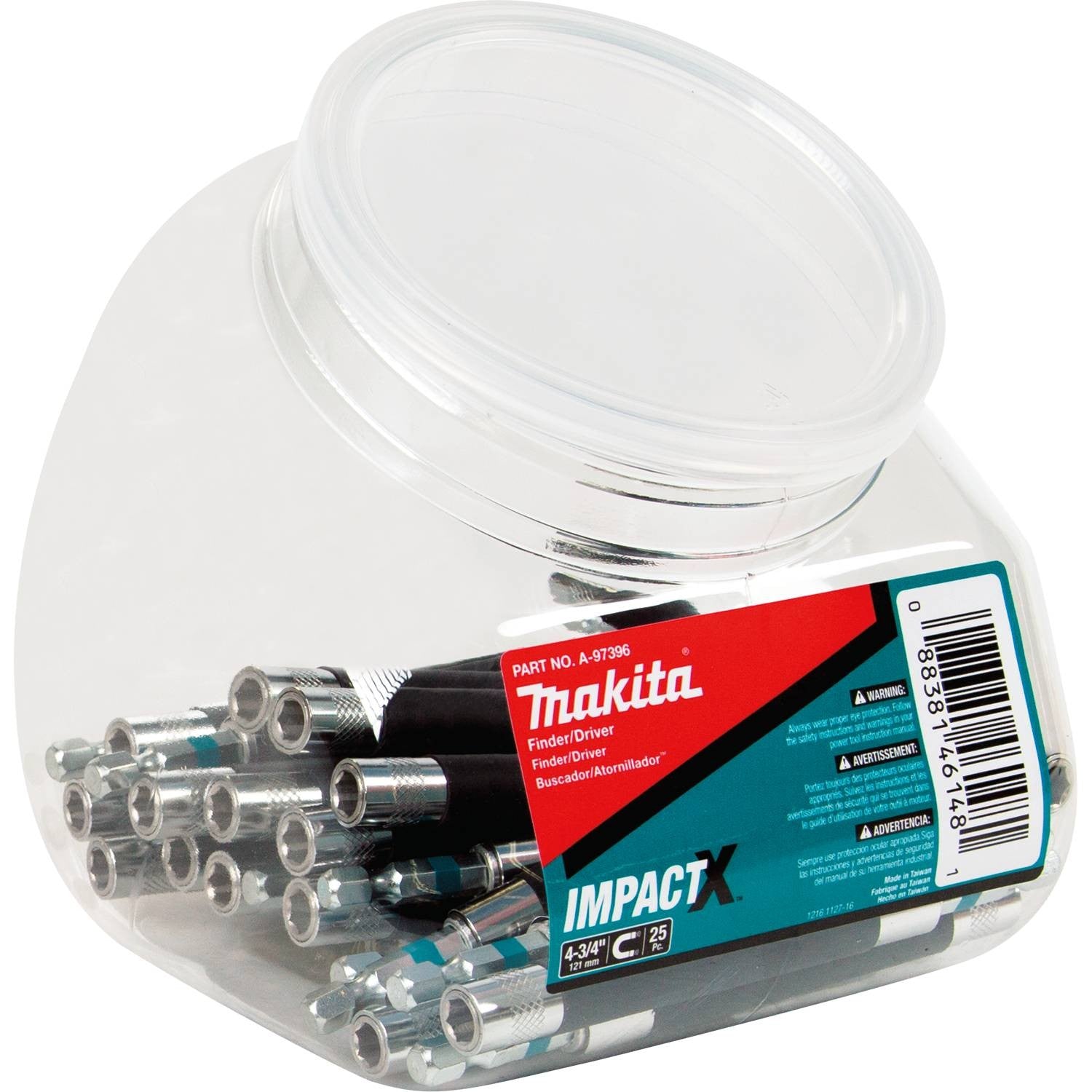 Makita A-97396 ImpactX  4-3/4" Finder/Driver , 25/pk, Jar