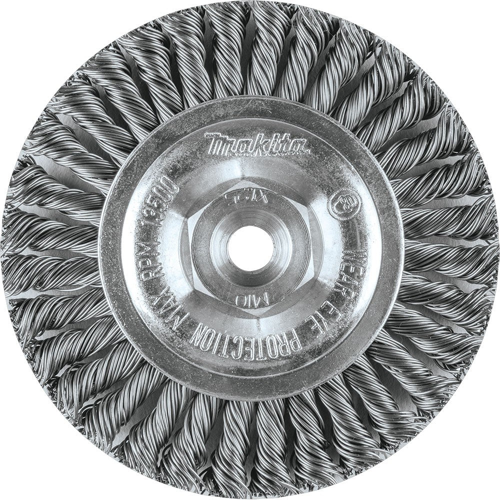 Makita A-98500 4" Stringer Bead Twist Wire Wheel, M10 x 1.25