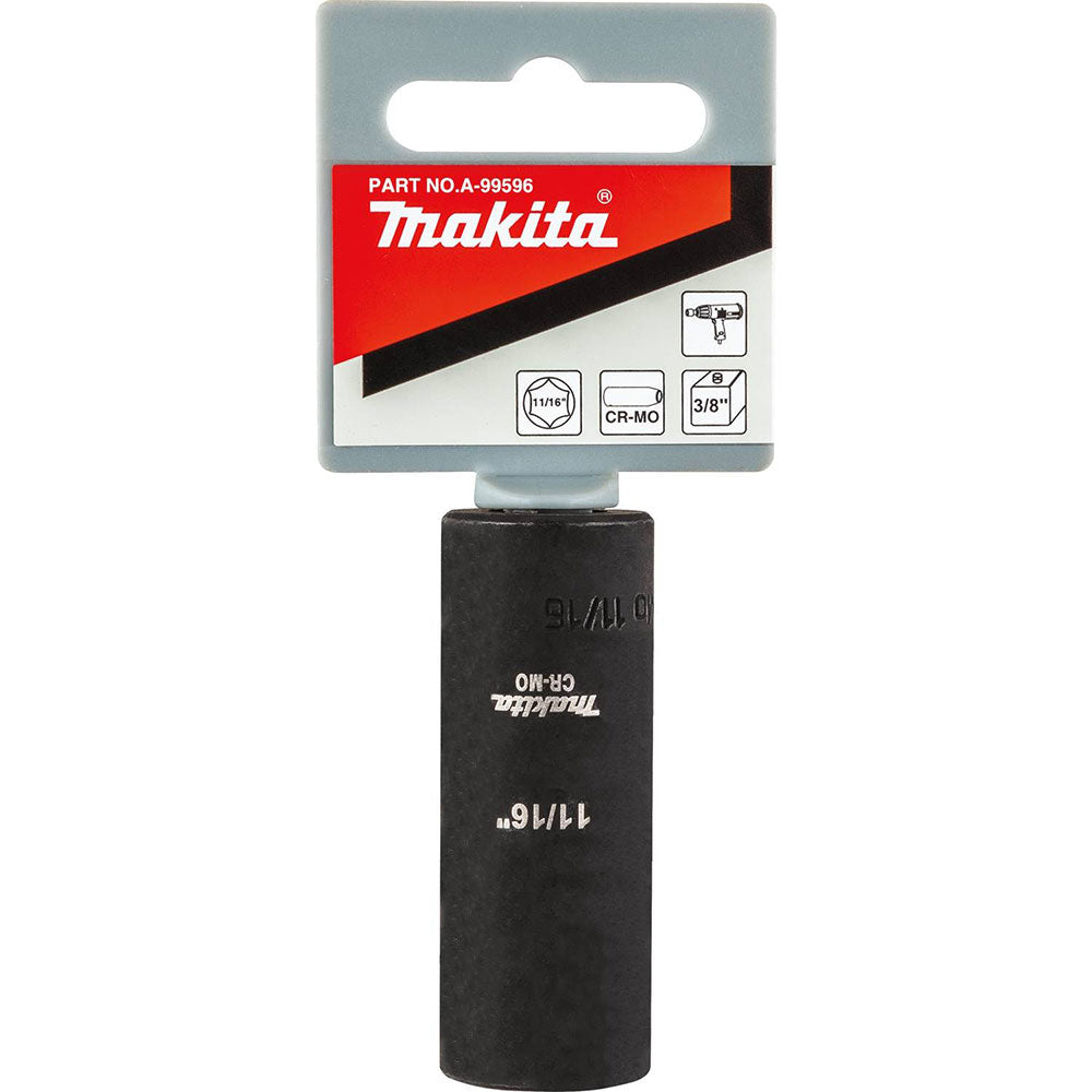 Makita A-99596 11/16" Deep Well Impact Socket, 3/8" Drive