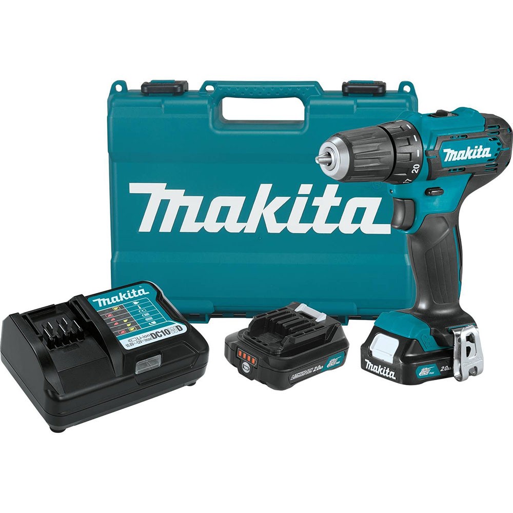 Makita FD09R1 12V MAX CXT Lithium-Ion Cordless 3/8 In. Driver-Drill Kit