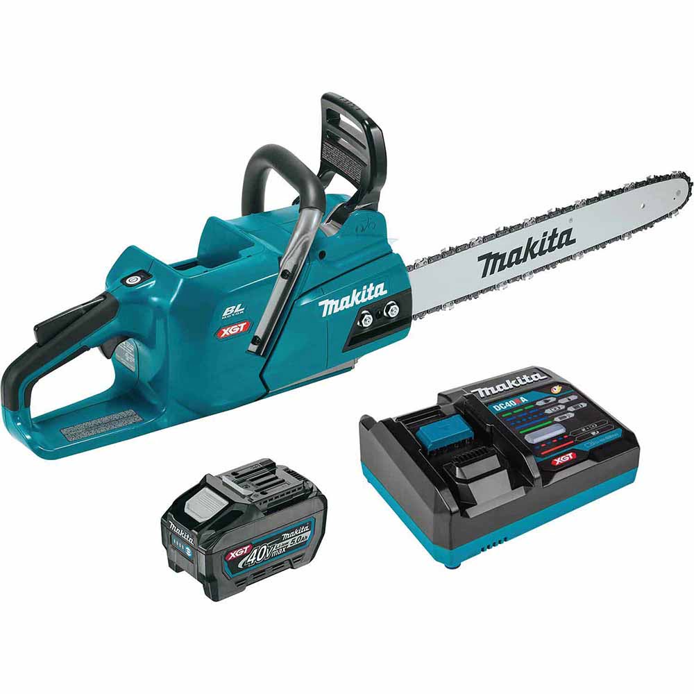 Makita GCU04T1 40V MAX XGT Brushless Cordless 18" Chain Saw Kit (5.0Ah)