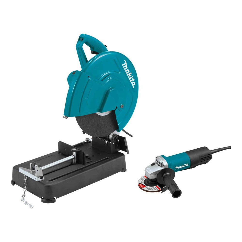 Makita LW1401X2 14" Cut-Off Saw with 4-1/2" Angle Grinder
