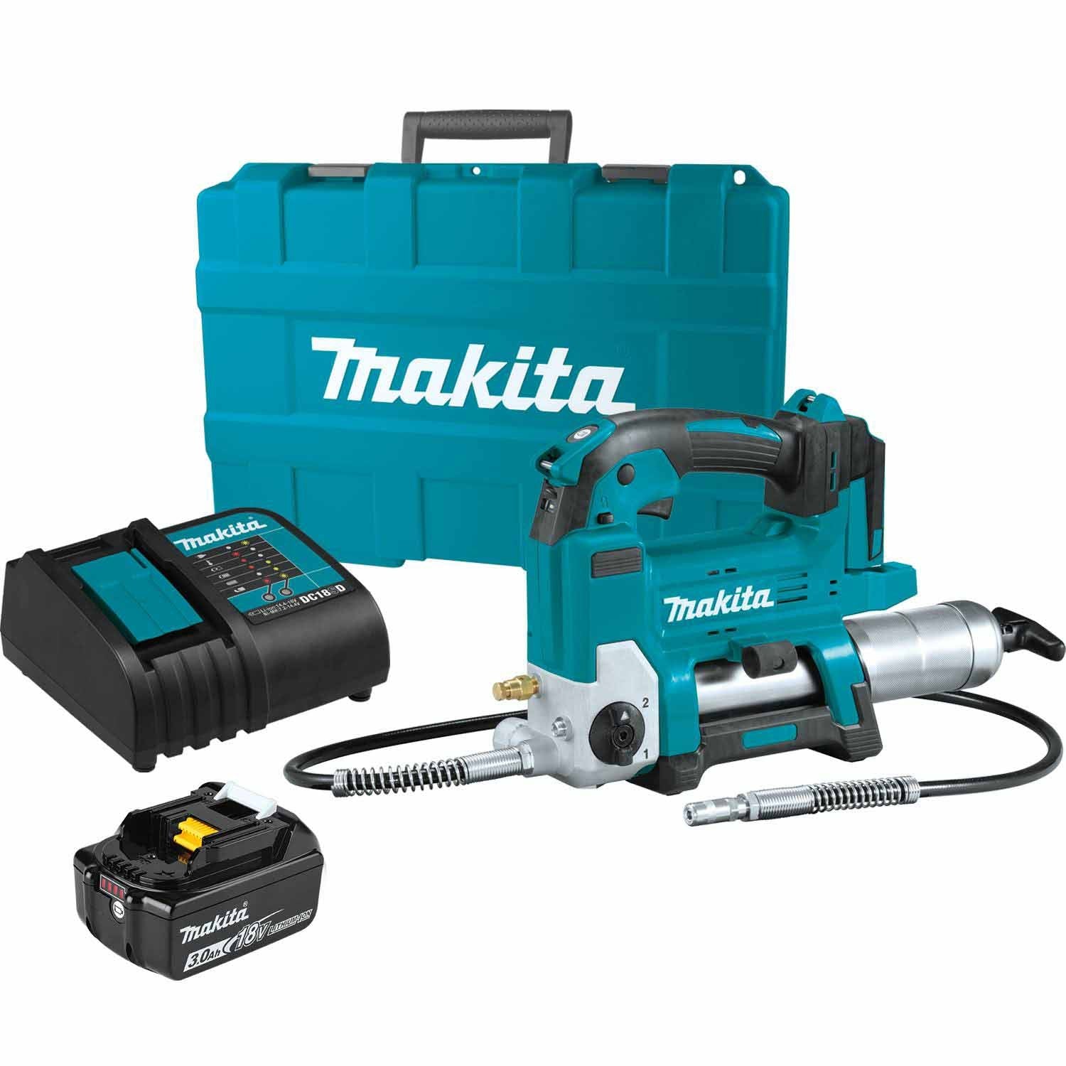 Makita XPG01S1 18V LXT® Lithium-Ion Cordless Grease Gun Kit (3.0Ah)