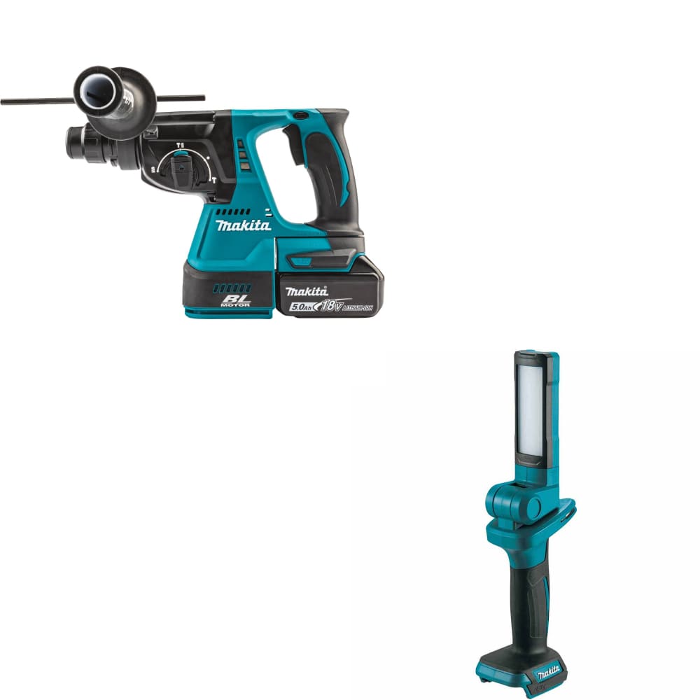 Makita XRH011TWX 18V LXT 1" Rotary Hammer Kit W/ FREE DML816 18V LXT Flashlight